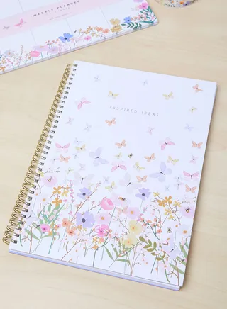 Meadow Field A4 Spiral Bound Notebook