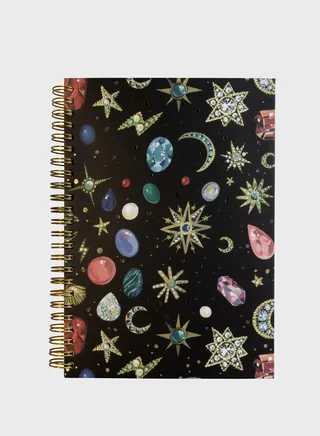 A5 Cosmic Spiral Bound Notebook