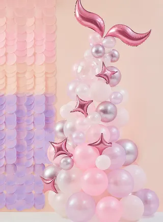 Pastel Mermaid Tail Balloon Arch