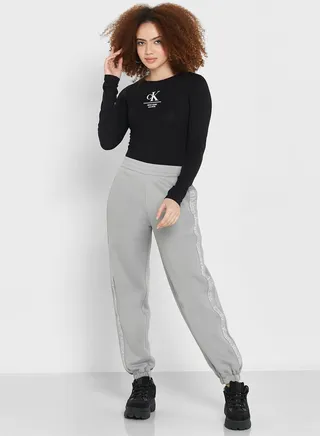 Logo High Waist Joggers