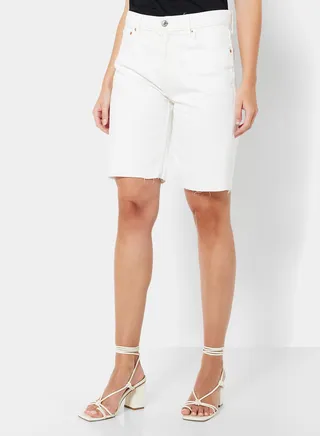 Anais Bermuda Denim Shorts