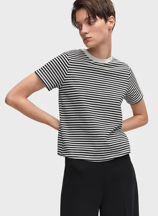 Striped Crew Neck T-Shirt
