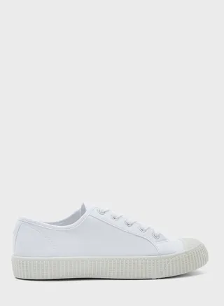 Morello Wide Fit Canvas Low Top Sneakers