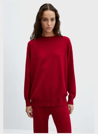 Crew Neck Knitted Sweater