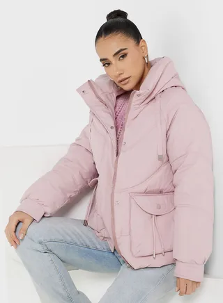 Puffer Jacket With Zipper
