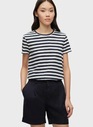Striped Knitted T-Shirt