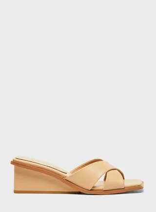 Single Strap Wedge Sandals