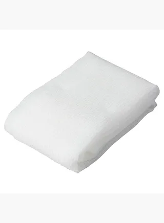 Nylon Body Towel, W 28 x L 90 cm, White