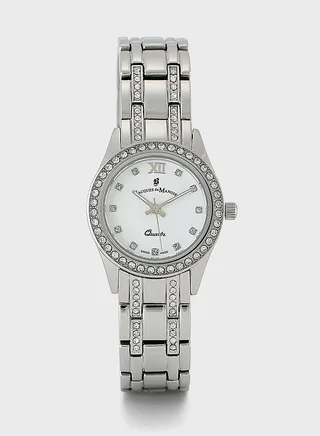 Classic Steel Strap Analog Watch