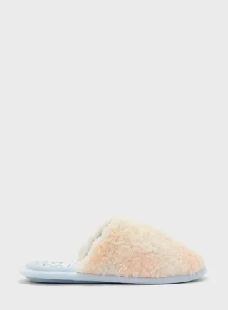 Fur Detailed Slip Ons