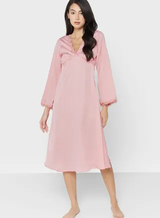 Lace Trim Detail Nightie