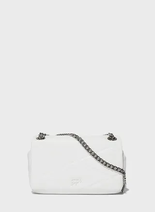 Chain Detailed Crossbody Bag
