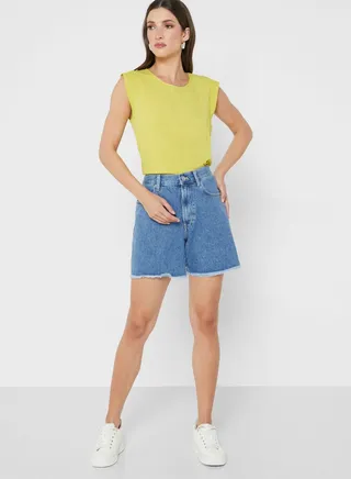 High Waist Mini Shorts