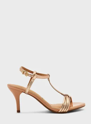 Multi Strap Low Heel Sandals