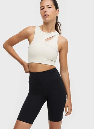 Cut Out Detail Sports Bra