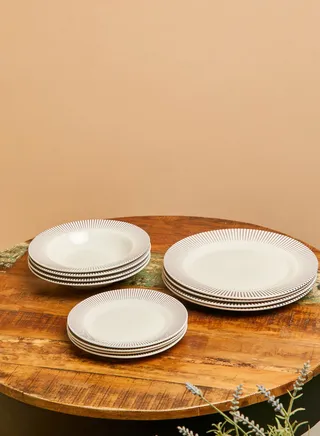 Avie 12 Piece Spoke Dinner Set