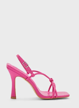 Multiple Strap High Heel Sandals
