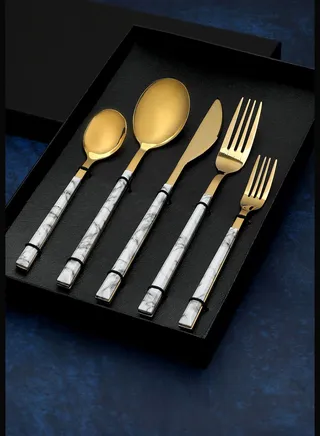 4 Piece Stainless Steel Cutlery Set for Kitchen and Dining