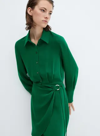 Button Detail Dress