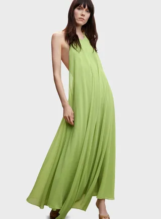 Open Back Tiered Dress