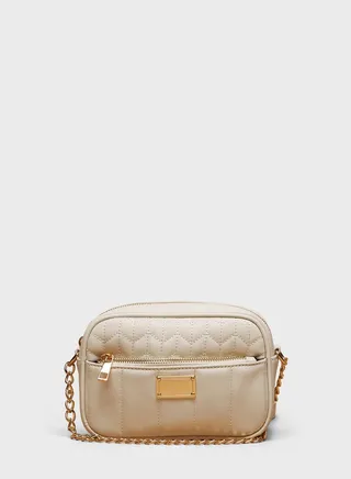 Chain Detailed Crossbody Bag