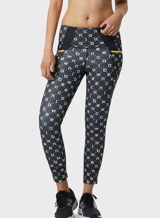 Shape Shield 7/8 Printed Tights