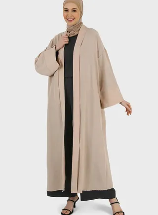 Button Detail Abaya