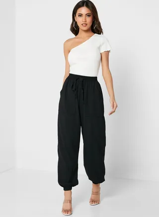 Drawstring Detail Pants