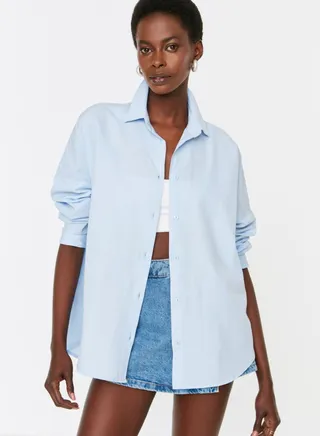 Oversized Button Down Shirt