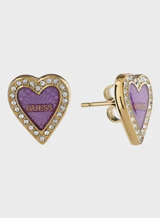 Heart Stud Earrings