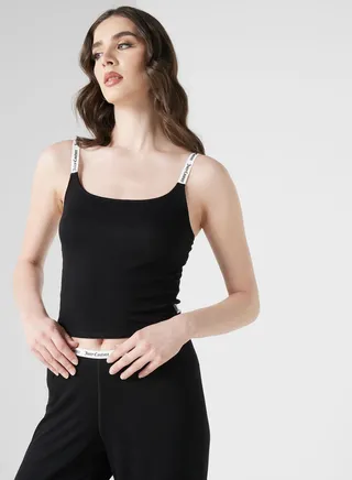 Strappy Ribbed Tank Top