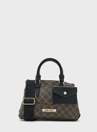 Top Handle Zip Over Satchel