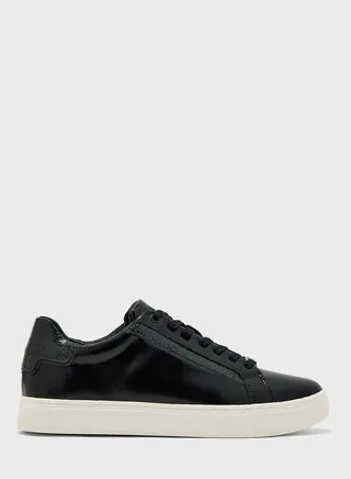 Clean Cupsole Lace Up Sneakers