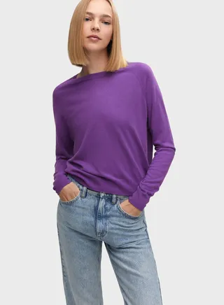 Crew Neck Knitted Sweater