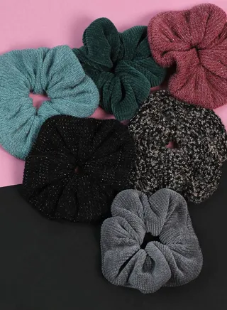Pack of 6 Scrunchies