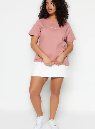 Crew Neck Graphic T-Shirt