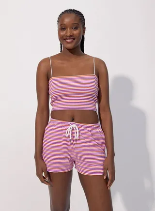 Ribbed Cami Crop Top