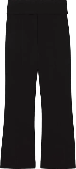 Cropped Stretch-Wool Trousers