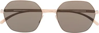 Oversized-Frame Tinted Sunglasses