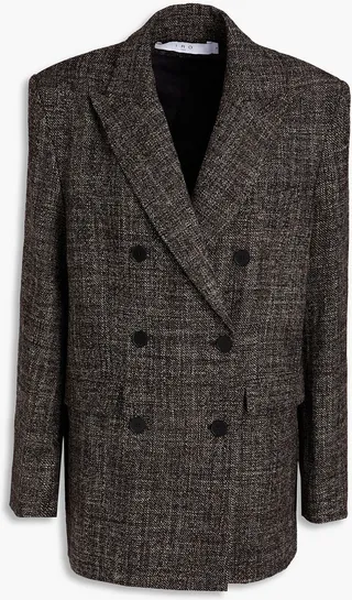 Sigo double-breasted wool-tweed blazer