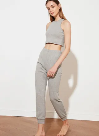 Printed Knitted Pyjama Set