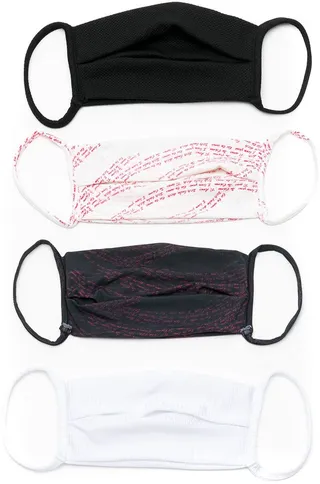 Pleated Face Masks (Pack Of 4)