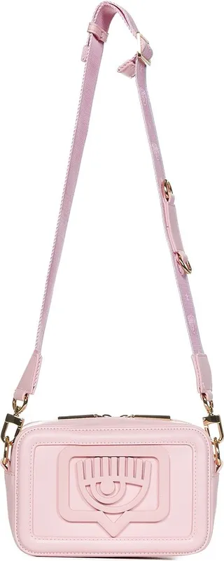 Eyelike Buckle Shoulder Bag