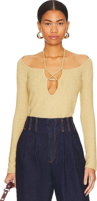 Nayan Halter Tie Top
