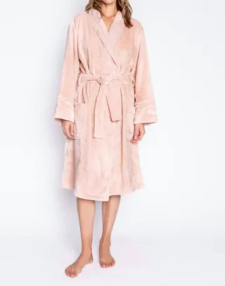 Luxe Plush Robe in Blush