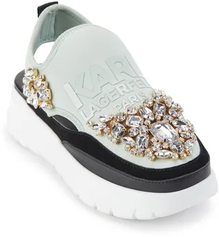 Mika Crystal Slip-On Platform Sneaker