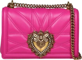 Dolce & Gabbana Devotion Logo Plaque Shoulder Bag