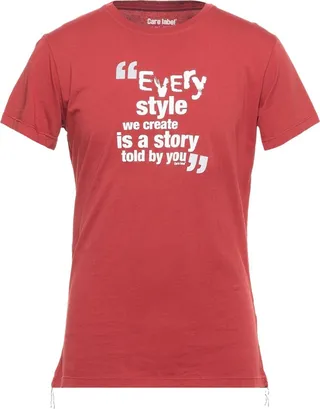 T-shirt Brick Red