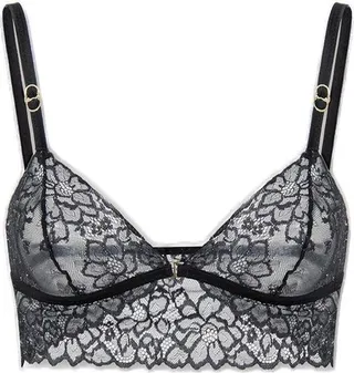 Stella McCartney Lace-Detailed Stretched Bra