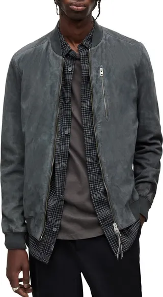 Kemble Suede Bomber Jacket